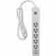 0431800 14089 Ge Surge Protector 6 Outlets 3ft Cord White 043180140890