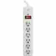 0431800 14092 Ge Surge Protector W 6 Outlets White 10 Cord 043180140920