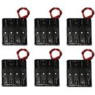 4slotaaacase Aaa Battery Spring Clip Black Plastic Case Holder 607841994026