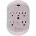 0431801 55205 Ge In-wall Surge Protector Plug W 5 Outlets White 043180552051
