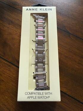 Wk-1005svir42 Anne Klein Fashion Resin Bracelet For Apple Watch Secure Adjustable