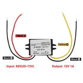 I015-a100 Artudatech Waterproof Dc-dc Converter 60v Step Down To 12v Car Power Supply Module