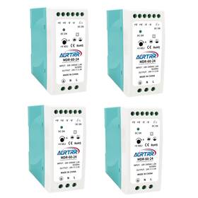 Mdr9104 Aurtrr 4pcs 24v Dc Power Supply 60w 2.5a 100-240vac Input Output 24vdc Conve
