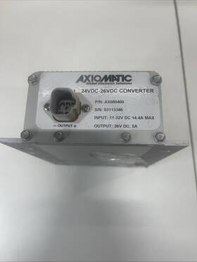 Ax080400 Axiomatic 24vdc-26vdc Converter Untested And No Harness