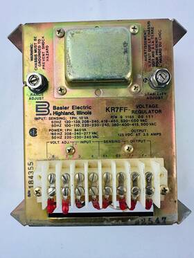 Kr7ff Basler Electric 9 1165 00 111 Static Voltage Regulator