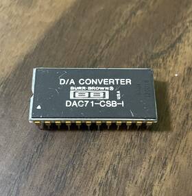 Dac71-csb-i Burr-brown Dac71-csb-1 Vintage Hybrid D/a Converter 24 Pin Gold Legs