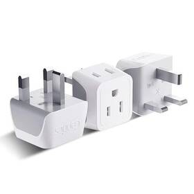 Ceptics 853826007018 Uk Travel Plug Adapter 2 In 1 Type G Us To Ireland Dub