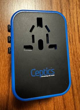 Up-11ku Ceptics International Travel Plug Adapter 33.5w Pd Qc 3.0 Usb-c 3 Usb Eu Us Uk Outlets