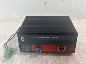 Imc-1000ms-phe12 Ctc Union Industrial Gbe Poe Managed Media Converter
