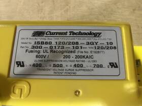 208-3gy-10 Current Technology Isb80 120/208-3gy-10 Transient Voltage Surge Suppressor