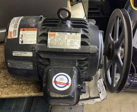 5n777a Dayton Grainger 4rf87 5hp Inverter Motor And Ac With Switchpanel