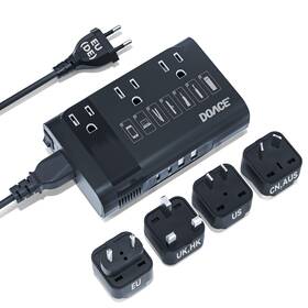 X35-wh Doace Upgraded 220v To 110v Converter For European Travel- 350w Voltage U