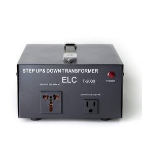Elc 045635388260 T Series 2000 Watt Voltage Converter Transformer - Step Up/down 110v To 220