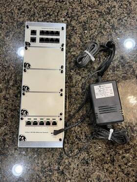 Cc-td0008 Ge Security Cc-td0009 Cabinet Mount Ethernet 5 Port Switch And Phone Dist Module