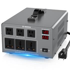 8948778 Honourlight 8000w Voltage Auto Converter Transformer Heavy Duty Step Up/down Power Conve