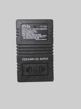 Tc-55u Iphc 55w Voltage Converter 110v To 220v 60hz Transformer With Spare Fuse