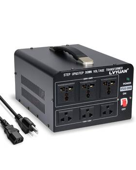 Ly-vtus-5000 Lvyuan 5000 Watt Voltage Converter Transformer Heavy Duty Step Up/down Ac 110v/120v/