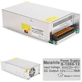 Meishile 703840286704 12v 100a 1200w Dc Switching Power Supply Adapter Psu Ac-dc 12volt Industrial