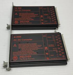 Dc14.4-36v Melcher Q-2000 Set Of 2 Q 1000 And 2000 Dc-dc Converters