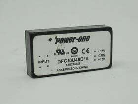 Dfc10u48d15 Power-one Dual Output Dc/dc Converter 18-72vdc In /-15v Out Used