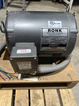 436689 Ronk Roto-con Mark Ii Rotary Transformer Power Phase Converter