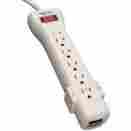 Super7tel Tripp Lite Surge Protector 7 Outlet Telephone Protection 7ft Cord 037332095466