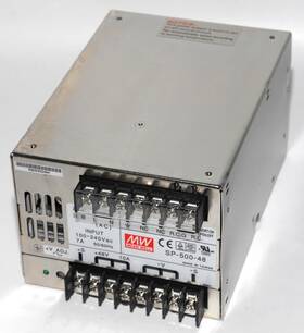 Sp-500-48 Switching Power Supply Meanwell 47-63 Hz 88-264 Vac 48 Vdc 10 A Output