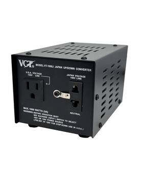 Vt-1000j Vct 894076000848 - Japanese Step Up/down Voltage Transformer Converts Japan 100 V