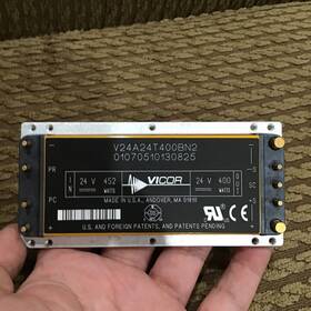 V24a24t400bn2 Vicor 24v 452w In 400w Out Maxi Dc/dc Converter. Fast Shippin