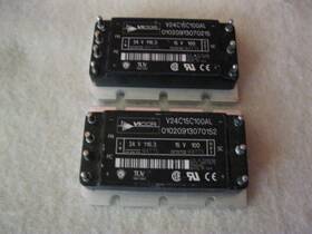 V24c15c100al Vicor Micro-module Power Supply 24vdc/15vdc 100w 2 Pcs