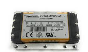 V24c5m100bl2 Vicor Isolated Module Micro Dc Converter 24v Input 5v Output 100w