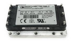 V48c15e75bl2 Vicor Isolated Module Micro Dc Converter 48v Input 15v Output 75w
