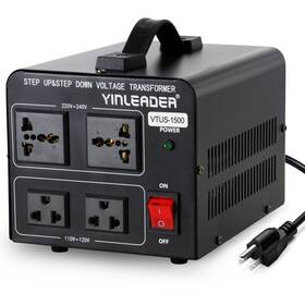 Us-1500va Yinleader 1500w Step Up And Down Voltage Transformer Converter 110v To 220v Or 220v/