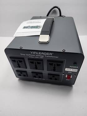 Ylg-5000 Yinleader 5000 Step Updown Transformer Converter 110/120 Volt - 220/240 Wus