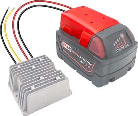 Zltoolpart 690002165243 18v To 12v Step Down Converter Aadpter Compatible With Milwaukee M18 Batteries