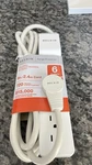 Nip Belkin Surge Protector 720 Joules 6 Outlet Rotating Plug 8FT Cord White New. Fixed Price $19.99.