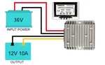36V 12V 120W 10A Voltage Regulator Dc-dc Reducer Power Converter Waterproof. Fixed Price $16.19.