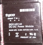 TYCO-SE014S140 Dc-dc Power Module, In:dc 48V, 0.036A, Out:dc 140V, 0.1A. Fixed Price $27.95.