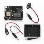 Initeq Uno R4 Wifi Compatible Starter Power Bundle 9V Battery Aa Holder Dc. Fixed Price $34.31.