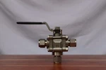 Swagelok SS-63XTS8: Stainless Steel 3-PIECE 3-WAY Ball Valve, Ptfe Seats 1/2 In.. Fixed Price $180.00.