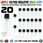 20PCS LM317LZ 0.1A TO-92 Voltage Regulator Adjustable 1.2-37V Usa. Fixed Price $8.98.