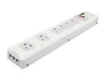 Belkin F9H620-06-MTL 6' Outlets 1240 Joule Metal Surge Suppressor. Fixed Price $86.66.