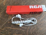 Vtg Nos Rca White 6' Tv/radio Power Supply Cord Part # 114989. Fixed Price $17.99.