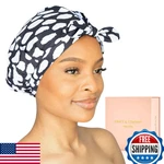 Grace & Company Luxury Shower Cap For Women - 100% Waterproof, Reusable, Washabl. Fixed Price $35.25.