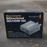Blackmagic Design Micro Converter Bidirectional Sdi/hdmi 12G (no Power Cord). Fixed Price $140.00.