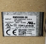 Tdk Lambda RWS300B 36 Ehfp Switching Power Supply Ac Dc Converter Input 100-240. Fixed Price $50.00.