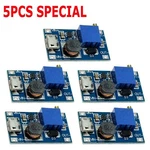 5PCS Dc-dc Micro-usb Step Up Boost Module 2-24V In 5-28V Output Power Converter. Fixed Price $6.95.