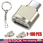 Typec To Micro Sd Tf Card Reader Otg Usb Adapter Converter For Phone Lot. Fixed Price $186.54.