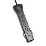 Eaton Tripp Lite Series SUPER7B Flat Plug Power Strip Surge 7FT Cord, Black. Fixed Price $63.99.