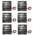 Wayllshine Pcs 4 X (6V) Aa Battery Spring Clip Black Plastic 1.5V.... Fixed Price $11.80.